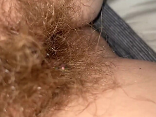 One Hair Heaven as a Single Pube Gets Caught Around My Clit Piercing