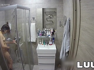 LUUV. Kareflore tears and joy in the shower, processing her boyfriend'_s deep love