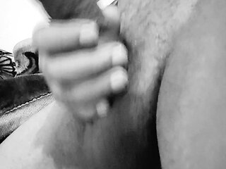 A young son caught masturbating _and jerking off in washroom _