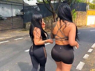 Fit Big-Tits Big-Ass Fit Girls with Big-Tits Suck Brian Evansxs Stranger Cock After Getting