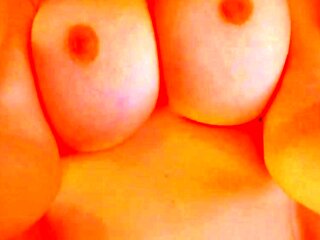 Great Big Boobs On Masturbating Redhead