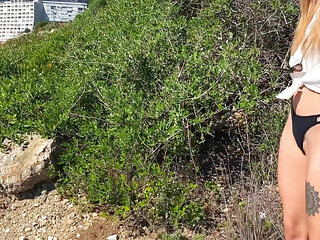 Seduced by the Elastic Ass While Hiking - Bunny Rabbits
