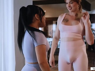 Shemale Blake Lovely anals petite latina with her big boner