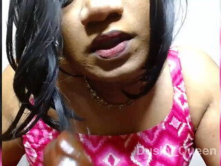Shemale Akhila Blowjob with Huge dildo for Her Step Brother