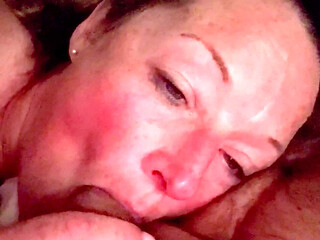 Wife Wakes up and Sucks Cock
