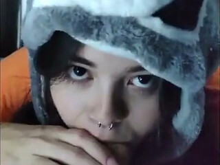 White Wolf Ofc - She Can't See Me Because She Already Wants to Suck, Young Submissive White Moon