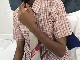 Desi Village School Girl Fucks Hot Boyfriend for Pleasure - Hindi Audio