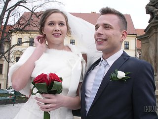 HUNT4K. Attractive Czech bride spends first night with ...