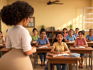 Teacher Skipped Math Today and Taught the Class How to Save Their Marriages (ai Generated)