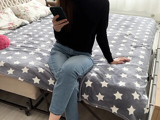 I Asked my Stepsis to Jerk Me Off But I Tricked and Fucked Her