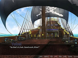 Pirate-booty and the bukkake buccaneer Elise scene 7 pig