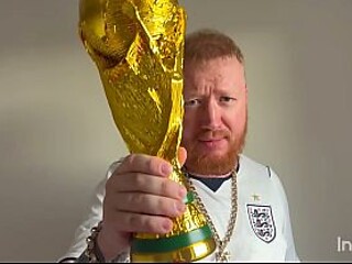 World Cup MILF shows off her sexy body and talks dirty while bouncing ass