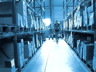 German Domination Scene - Blonde in Fetish Gear