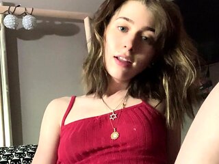 Chubby Busty Teen Solo Masturbation