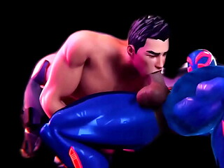 Enmascarado finge ser Spiderman para que le mamen la verga
