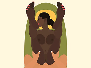 Deep anal penetration with an original erotica fantasy