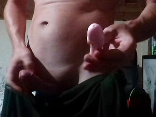 Handjob and porn in the anus