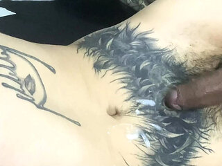 Gay masturbates alone on vacation