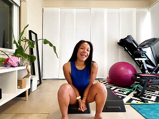 Sumo Squat in Your Face While You Jerk off