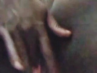 Fingering and Rubbing Clitoris on Video Call Wet Pussy Black