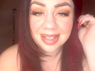 Mommy joi, long nails, big lips