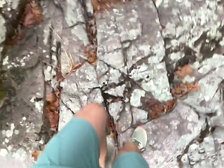 Outdoor Masturbation on My Hike