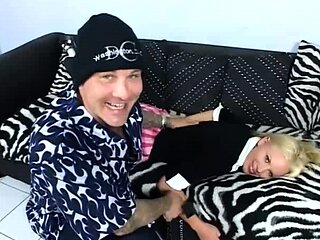 Sexy amateur blonde fingers and toys her wet pussy