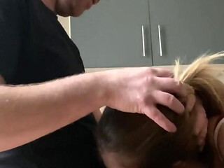 I Throat Fuck Her Mouth Drooling Mercilessly and I Throw All My Cum on Her Face