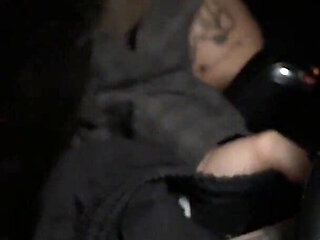 The Alt Girl Decided to Stretch Her Wet Holes with a Taxi Driver's Juicy Cock.