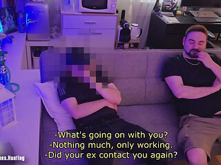 My Str8 Friend Chris Is Horny Because He Broke up with His GF for Some Time and so I Suck His Big Cock and Play with His Nipples