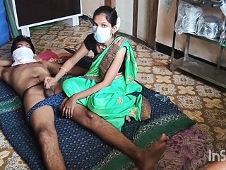 Shivani In Green Saree Getting Ready. Uncut Full Video