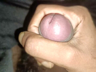 Teen boy cum out night masterbating