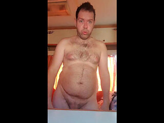 I get completely naked in my camper