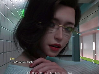 very horny train ride. shaved pussy