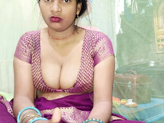 Pyari Bhabhi Gives Big Tits Handjob With Hindi Audio - Desi Bhabhi Hardcore Creampie Cumshot