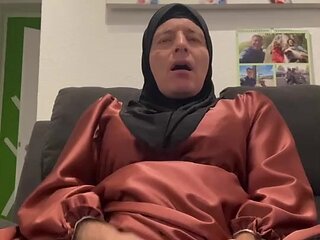 Fatima on couch again