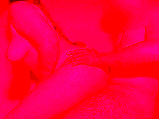 I burst the ass of my hot rooming in the red room