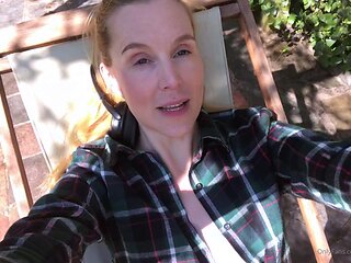 Pulled amateur euro blonde outdoor bj and she takes it deep