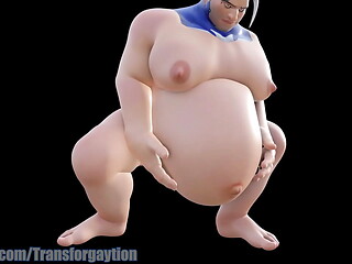 Buff Man Gets Rapidly Pregnant Over and Over