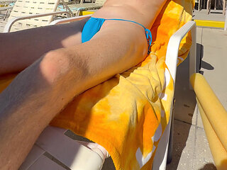 Sexy bikini at Sawmill