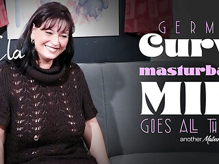 Curvy Big Breasted Pierced Milf Ela Shows All During Our Naughty Interview With Us