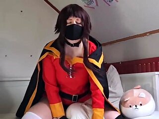 Megumin Goes for a Quickie Whilst Humping a Pillow