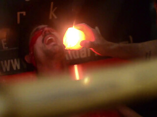 Bearded Master Enslaves Boy and Puts Him Through Extreme BDSM in a Dungeon. CBT, Spanking, Humiliation, Wax, and Piss.