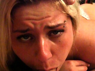Blonde Anya Reigns Swiped Right Then Suck Big Boner