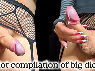 Hot cumshot with a big dick,compilation 1