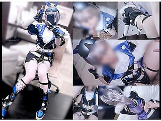 Aliceholic13honkai:star Rail Silverwolf Cosplaying Multiple Orgasm & Creampie Sex Video