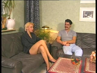 Ginger teen gets her ass toyed and pussy slammed in threesome