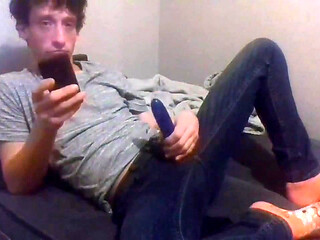 Stuffing My Barenaked Asshole Rough Solo with My Thick New Vibe and No Lube, Dry Fucked