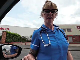 Real Home Nurse Lets Me Fuck Her!