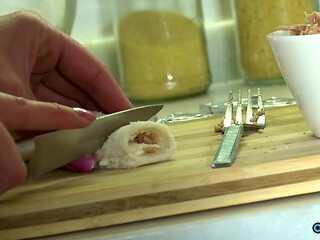 Old Man and Wife Kitchen Fucking Fun